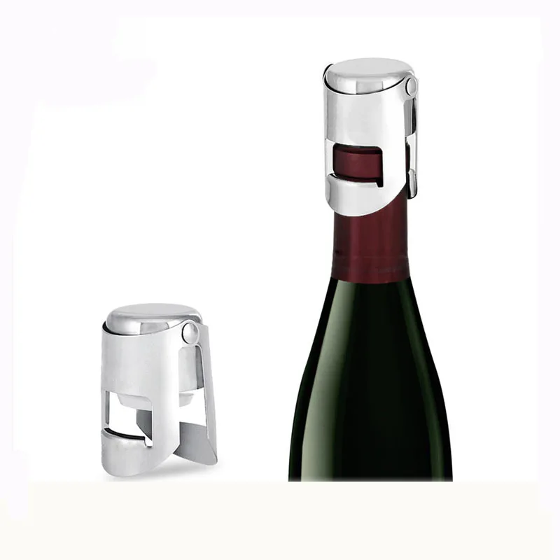 Food Grade Stainless Steel Champagne Bottle Stopper  Wine Bottle Stopper