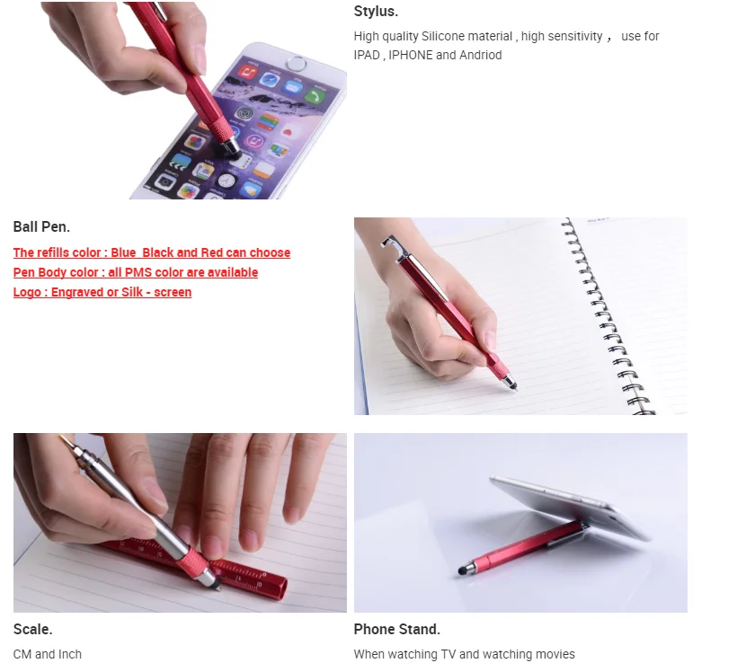 2020  Gift Items  Metal Stylus Pen with bottle opener+Touch Screen Pen+phone stand