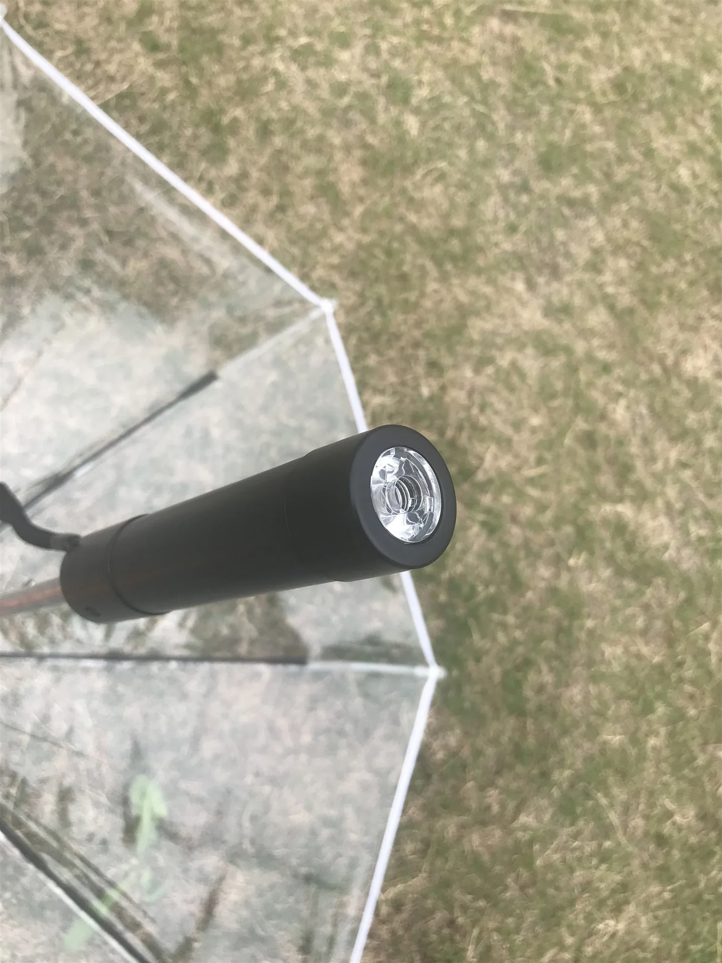 2022 Transparent LED Shaft Lighting Umbrella, POE Material Hot Selling Umbrella