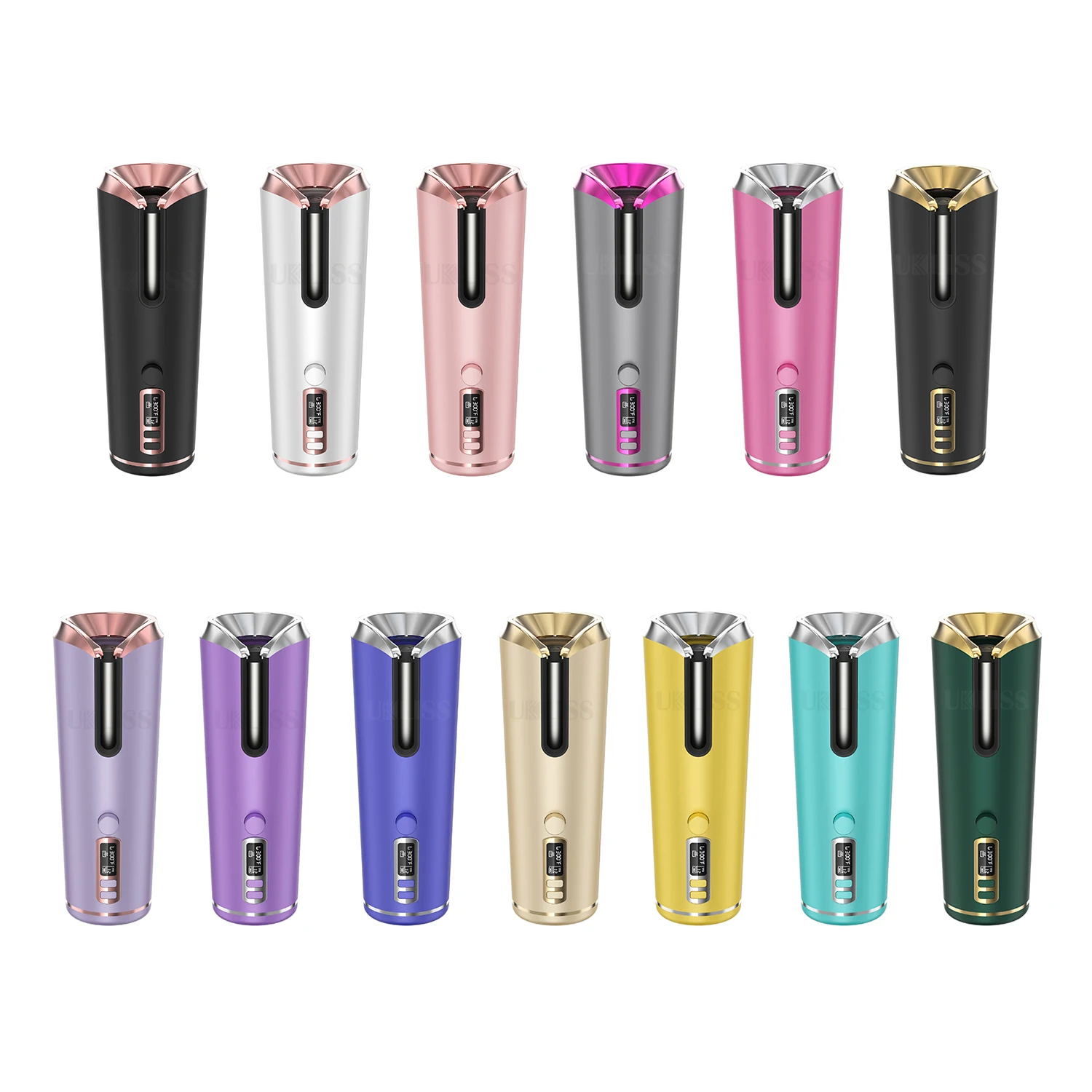  Cordless hair curler automatic curling iron wireless curlers usb rechargeable roller ceramic auto