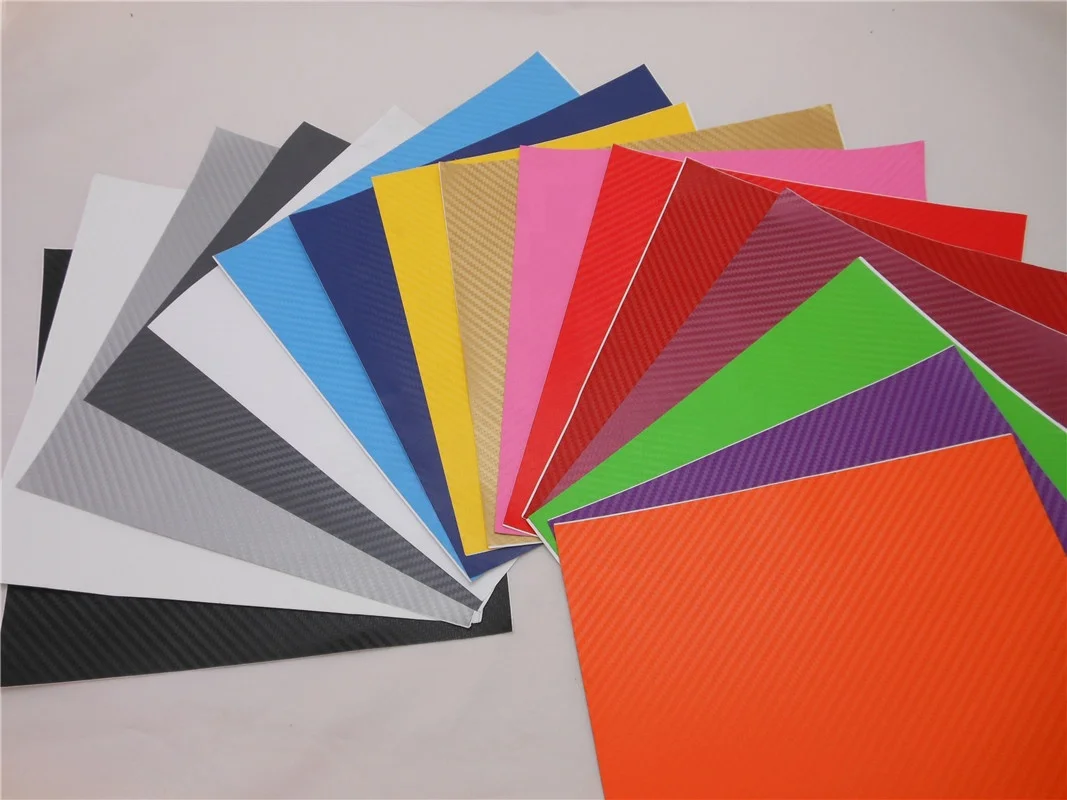 car hood vinyl wrap sticker 3D clear vinyl Carbon fiber sticker for motorcycles laptops wrapping