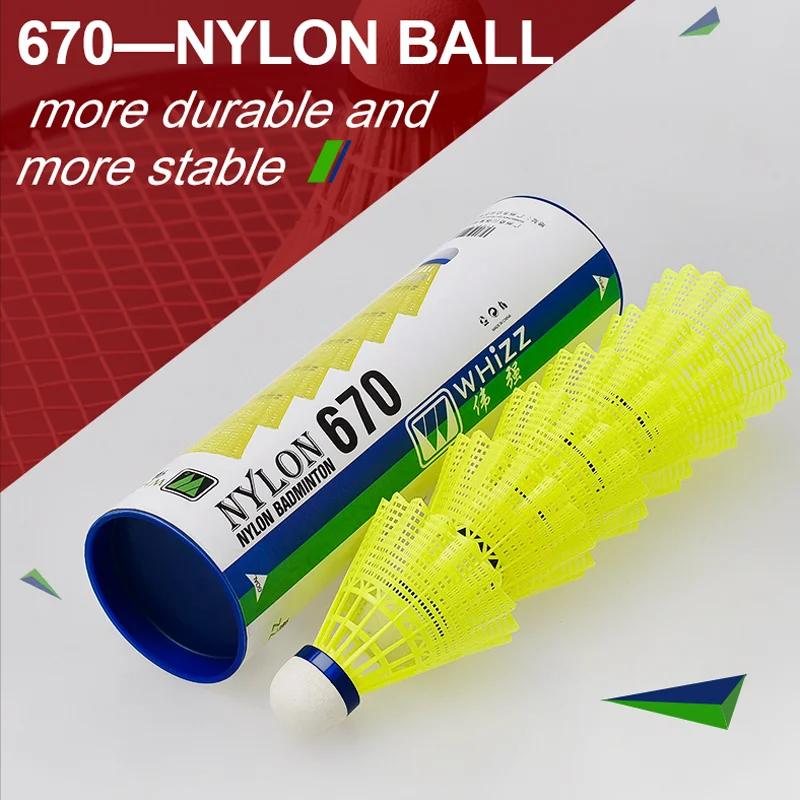 Whizz Top Quality Wholesale Nylon Durable Shuttlecock Badminton For Professional Player