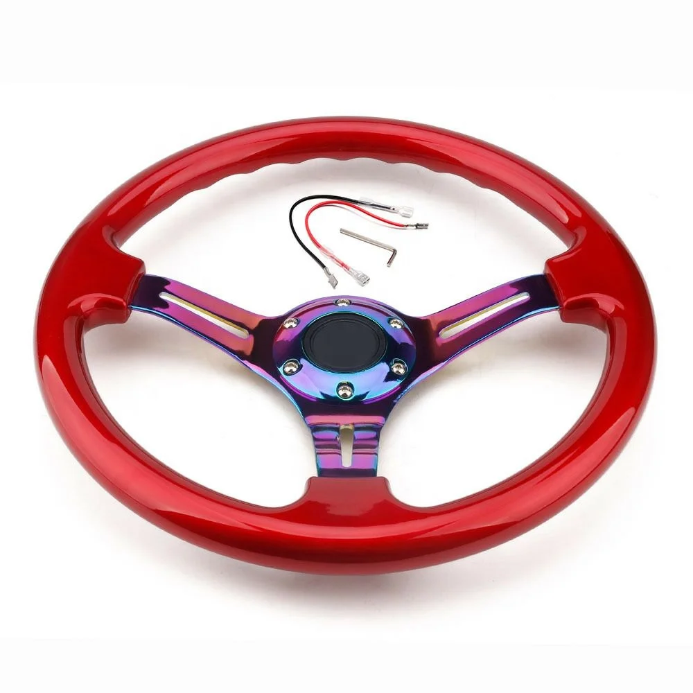 wholesale neochrome steering wheel car ABS carbon fiber steering wheel