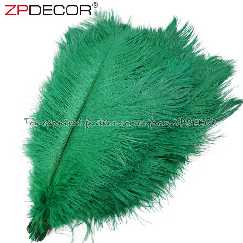 ZPDECOR оптовая продажа 35-40 см запас окрашенных страусиных перьев дешево для украшения свадебного центрального стола