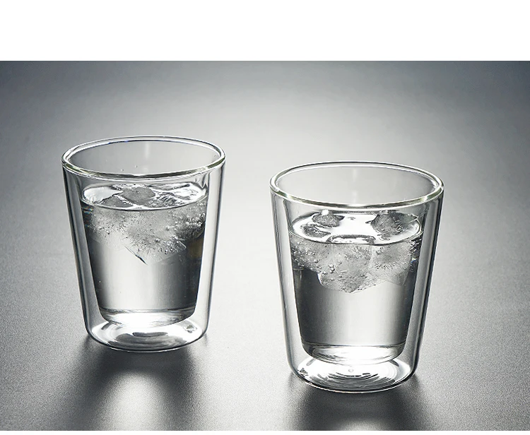 Wholesale support custom high quality High borosilicateglass tea juice cups