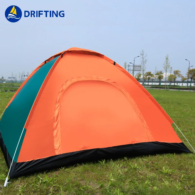 
3-4 Person Windbreak Camping Tent Waterproof Pop Up Open Anti UV Tourist Tents Outdoor Hiking Beach Travel Portable Event Tent 