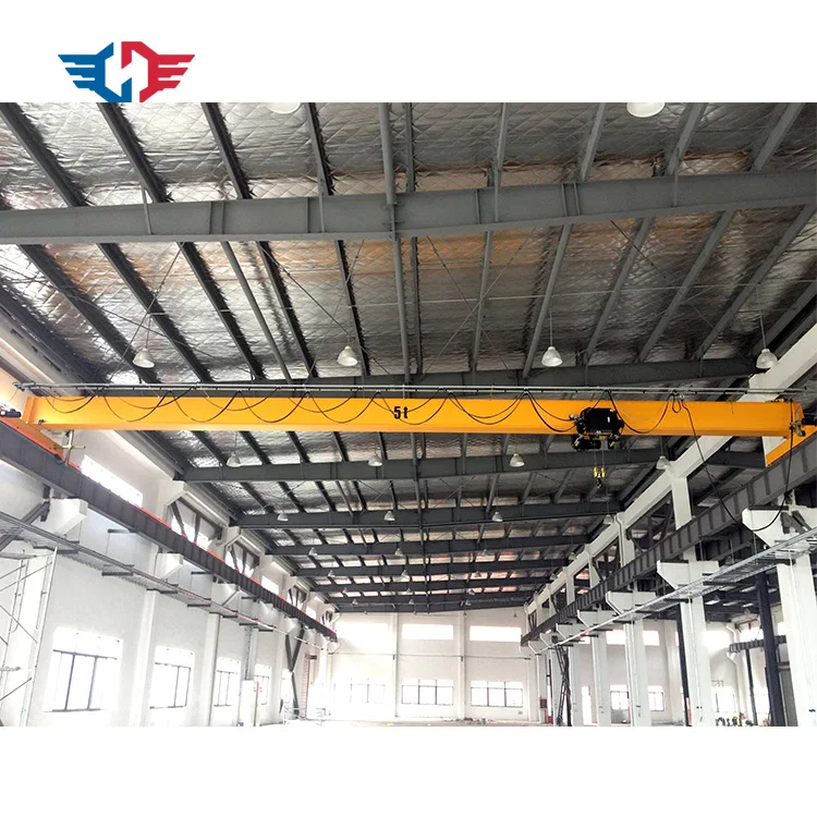 Light Weight 1ton 2ton 3ton 5ton Single Beam Overhead Crane with 5 Cbm Grab