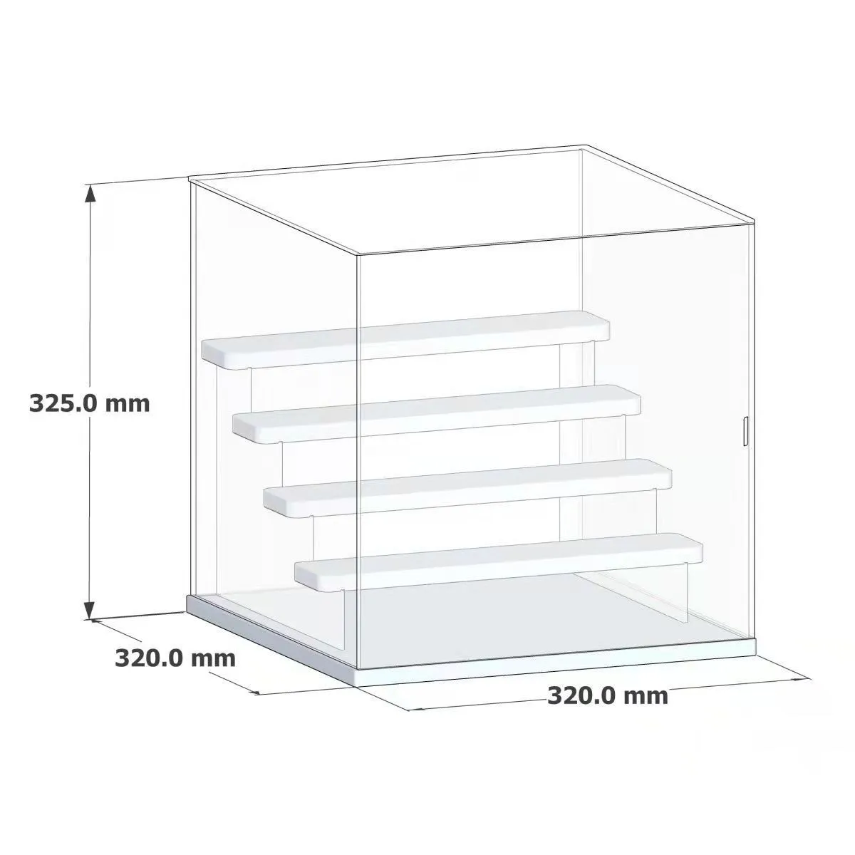Hot Deals Good Quality Clear Showcase transparent storage box  Figure display Shoes display Show Box Display Acrylic Box/case