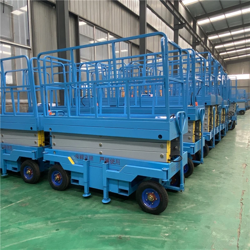 Promotional 6m 8m 10m 12m 14m Mobile Lifter Scaffolding Electric Hydraulic Scissor Lift Tables