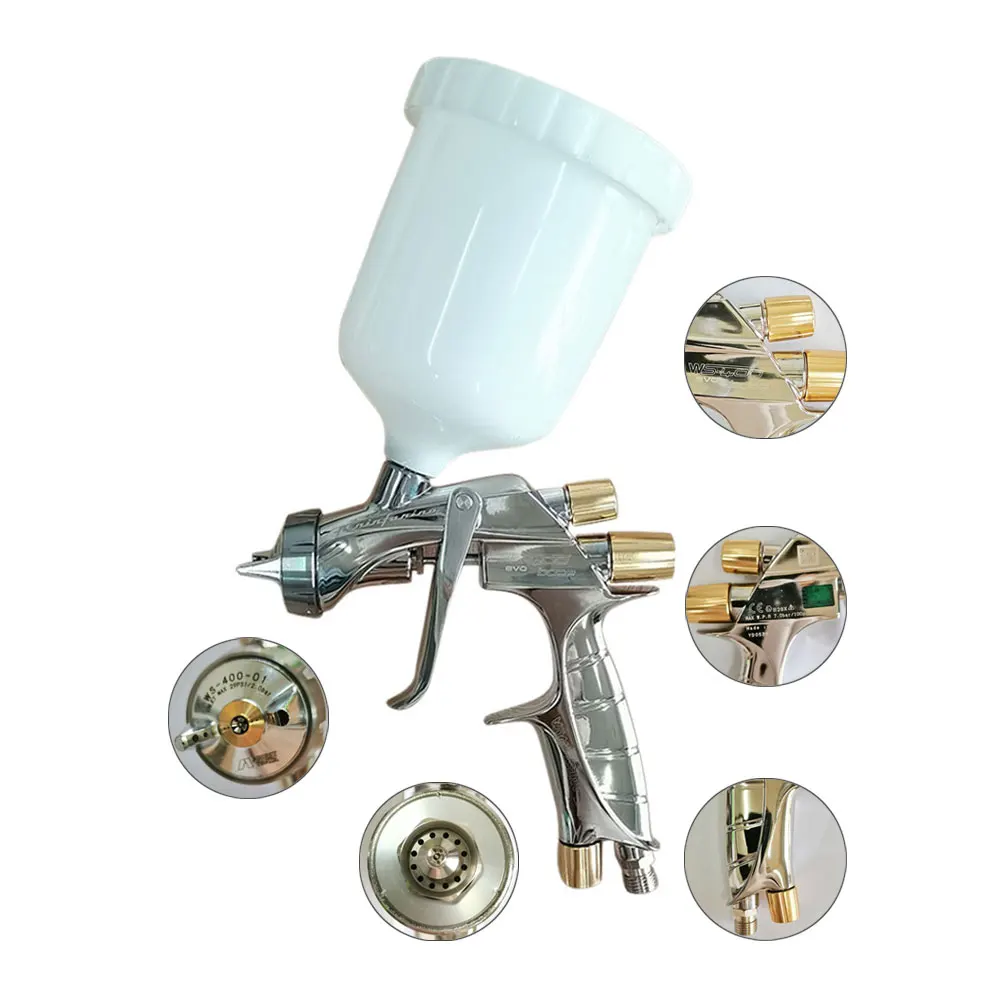 ORDER New Pistolet a Peinture Original Outdoor Anest Iwatas WS-400-1301BH Supernova 1.3mm With Cup WS400 basecoat spray gun
