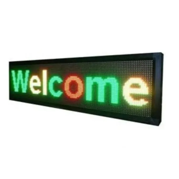 P10 led Single Color Sign with WiFi Connection led scrolling message screen display
