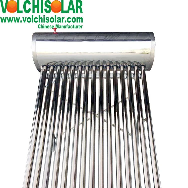 
2020 New Design 150-360L Vacuum tube Sus304 Stainless Steel Volchisolar Solar Water Heater 