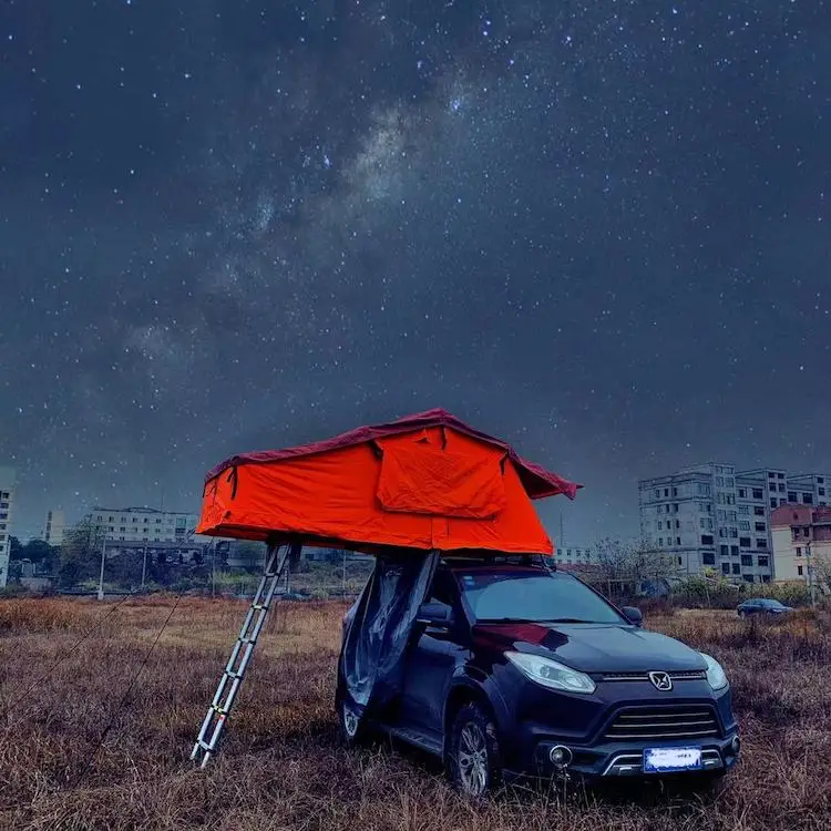 2023 New Design Ready To Ship Truck Used 4 Person Buy Car Soft Roof Top Tent for Sale