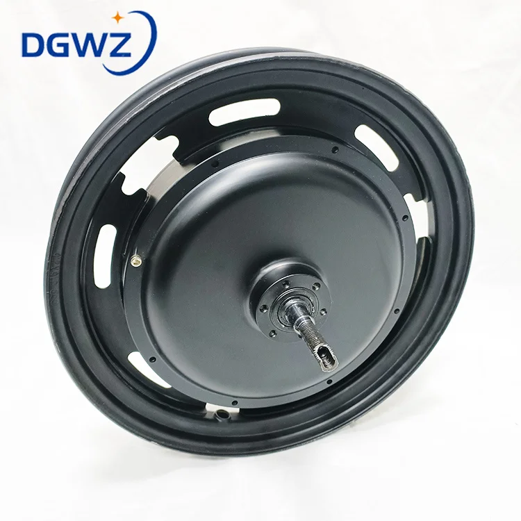 DGWZ 16 inch 48V60V72V 1000W1500W brushless gearless rear hub motor for Modified electric bicycle scooter fat tyre
