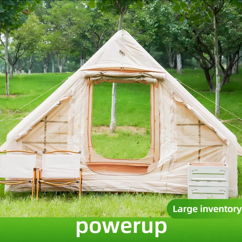 Outdoor Family Camping Inflatable Tent 6.3㎡Inflatable 4 People Portable Cabin
