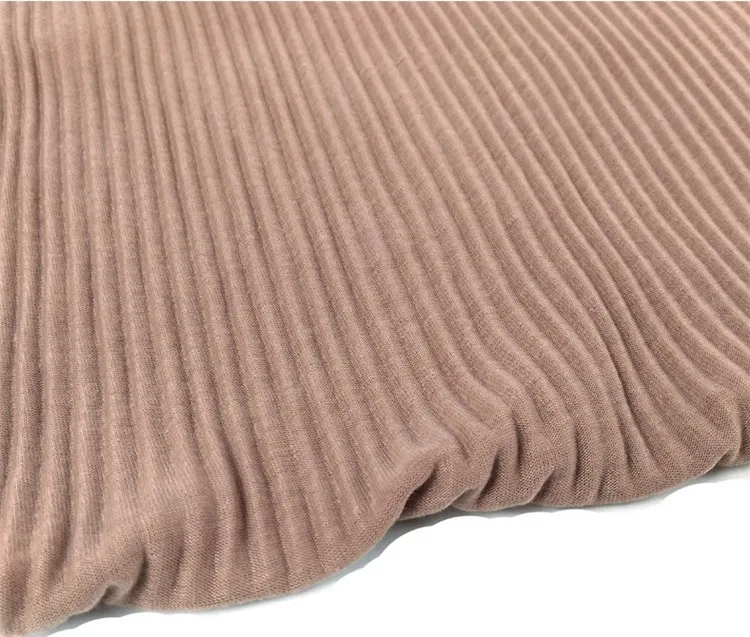 Zipei hot sale plain color head scarf pleated cotton jersey hijab wholesale