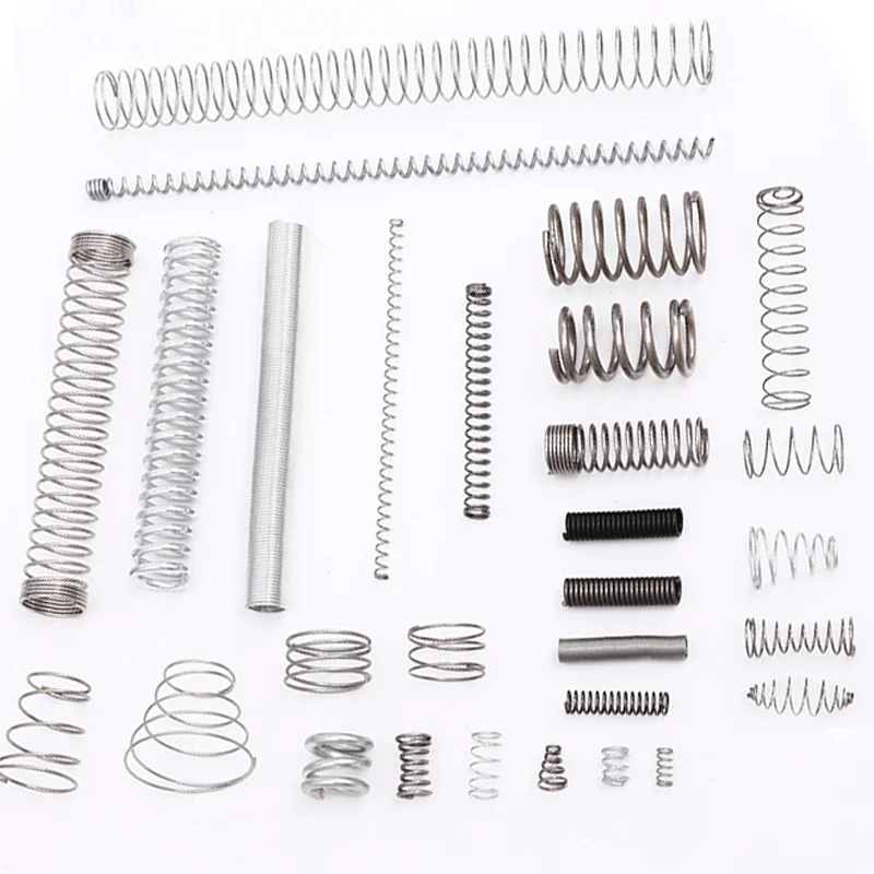 304 Stainless Steel Small Pressure Spring Galvanized Nickel-Plated Precision Cylindrical Spiral Toy Hardware