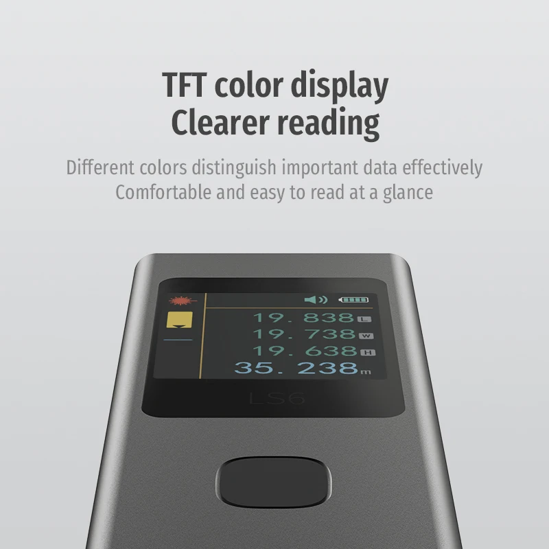 ATuMan 40m Laser Distance Meter Rangefinders Range Finder High Precision Measurement Portable Handheld with Tilt Angle