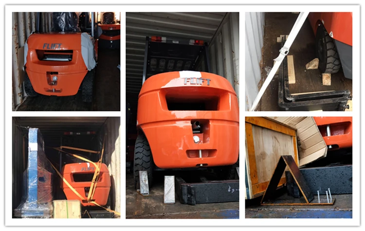 12ton FLIFT diesel forklift with Chinese engine Electrical Hydraulic transmission with solid tires