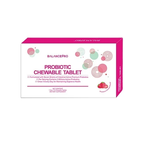 Manufacture Probiotics Tablet Candy Support Digestive System and Daily Usage for Human Intestinal Health probiotics candy sweets