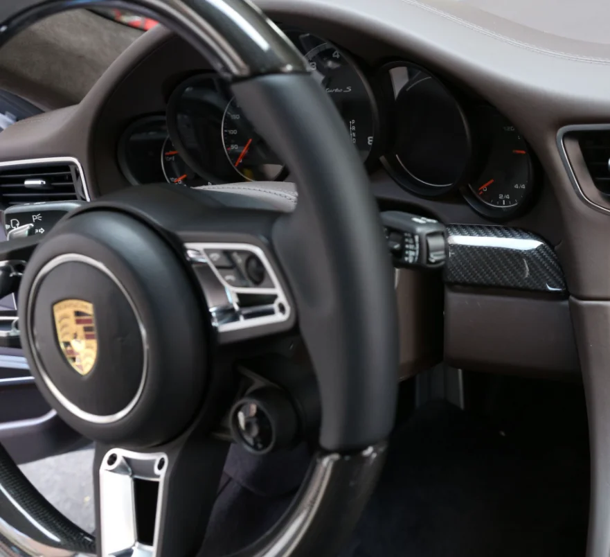 Центральное управление отделкой из углеродного волокна для Porsche 2016 2019
