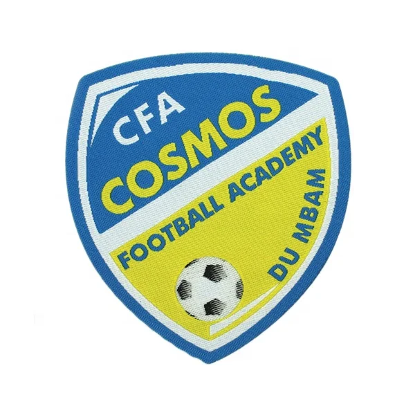 Custom Team Clothing Iron on Backing fabric badge Club logo patch