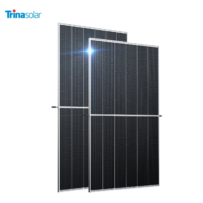 Trina solar panels 670w 700w bifacial double glass PV modules for painel solar trina