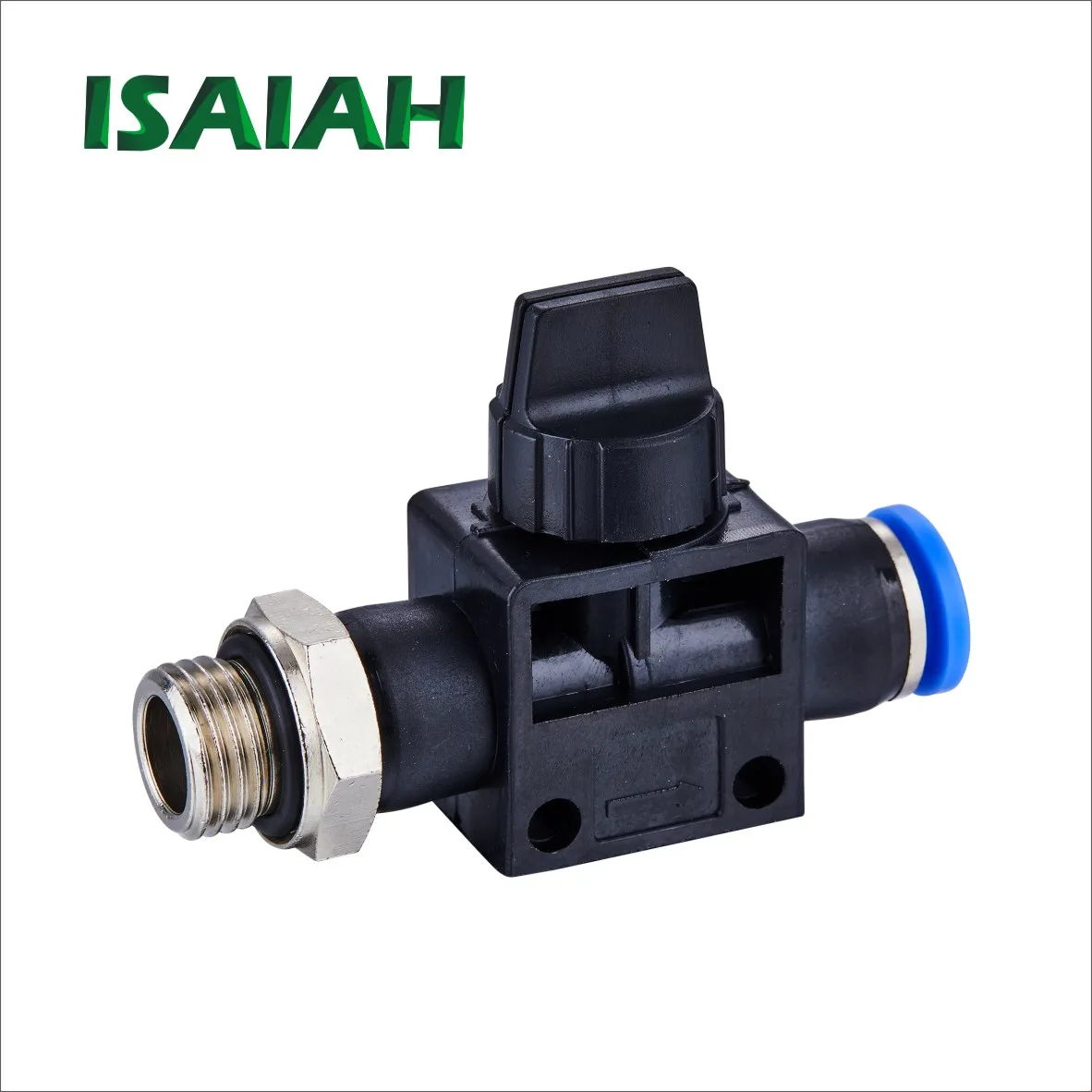 Pneumatic Part Flow From Cannula End to Threaded End Type Hand Valves