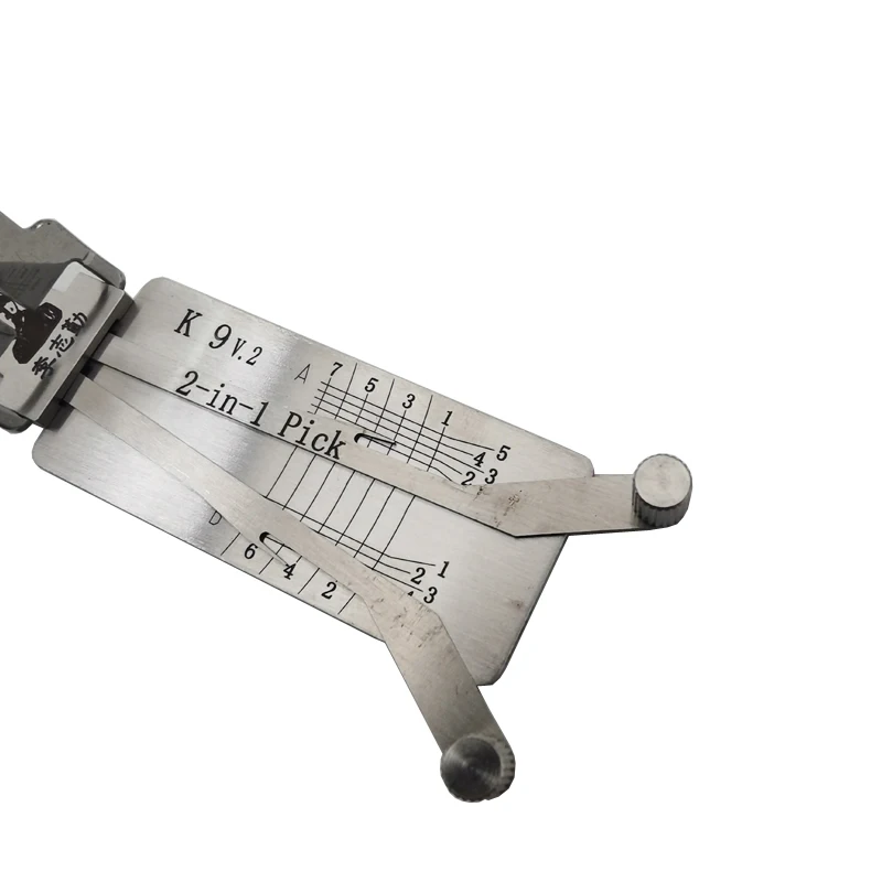 Lishi K9 2 in 1 Car Door Lock Pick OPEN Decoder Unlock Tool