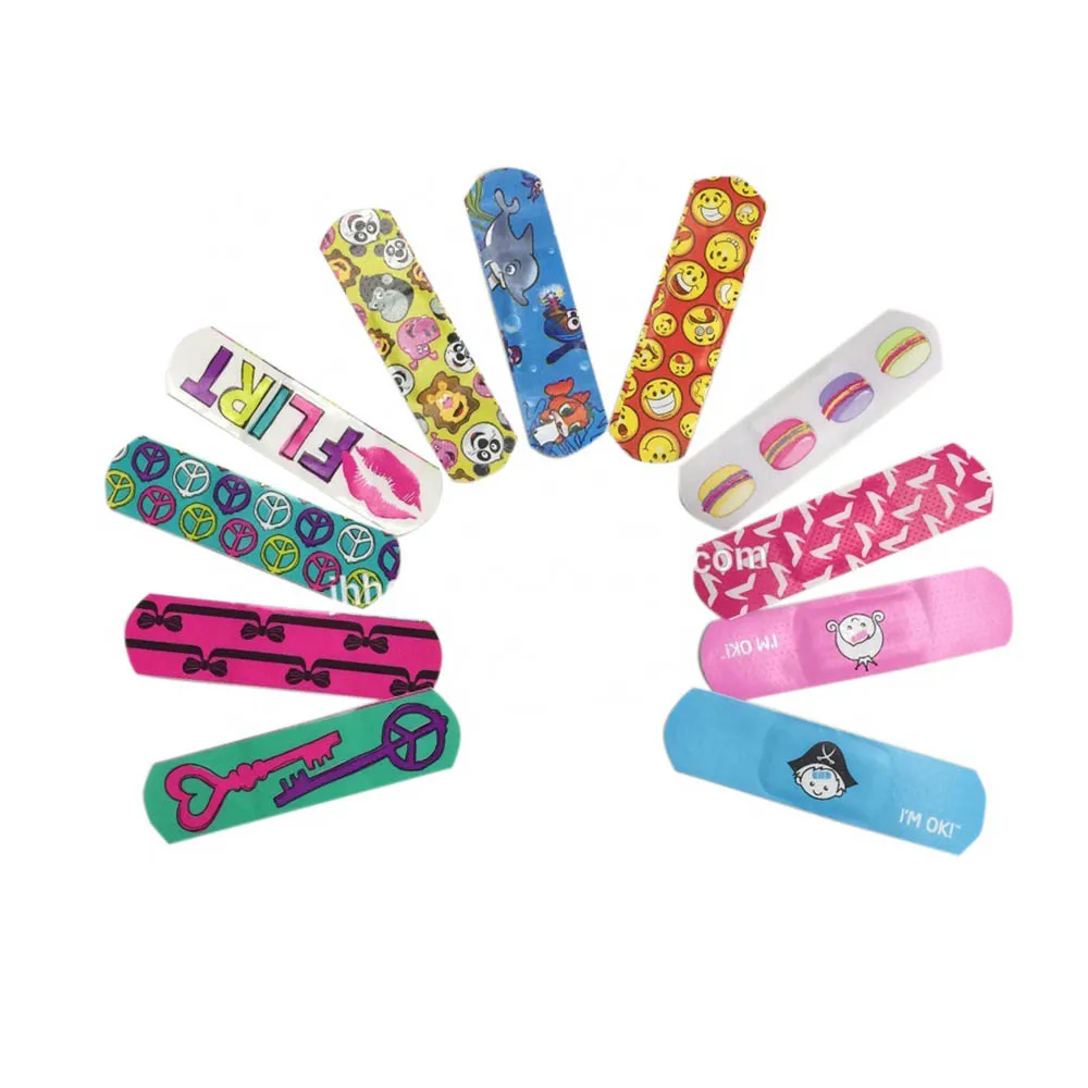 FarmaSino Customized Finger Bandage Cartoon Band Aid For Kids