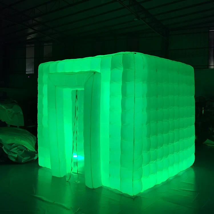 Customized Party Event camera shape inflatable 360 photo booth cabin for sale