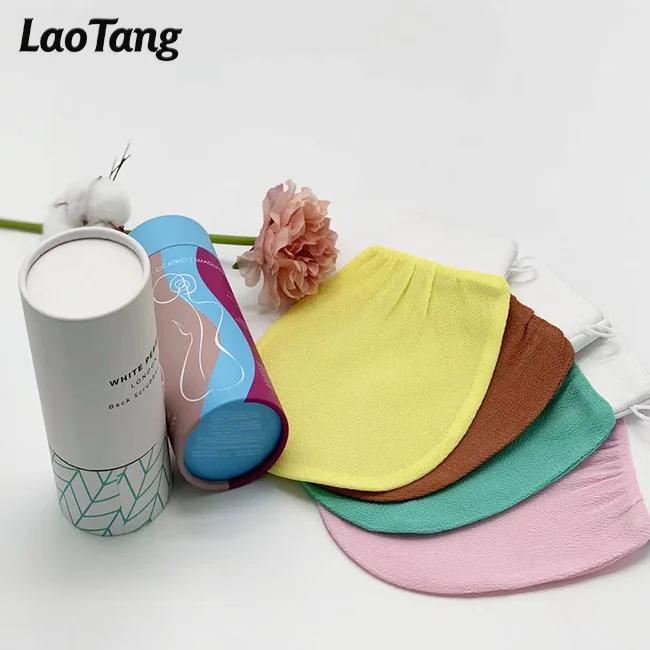 Shopee Hot Sell Deep Viscose Exfoliating Gloves For Shower And Spa Massage Great For Applying Fake Tan