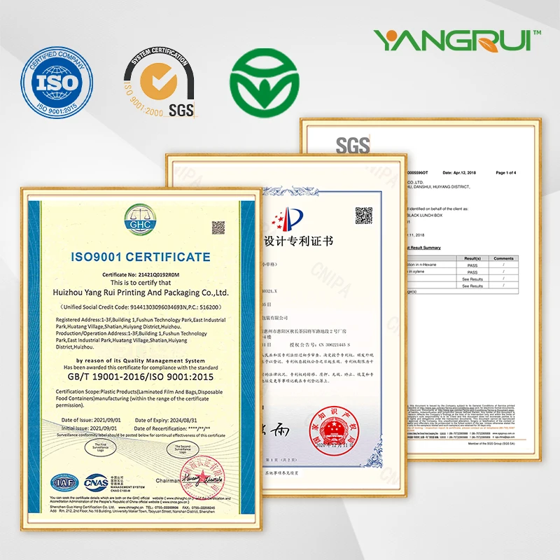 YangRui Square 9 Inch  MFPP Meal Prep Lunch Bento Box Food Take Out Container To Go Plastic Food Container For Restaurant