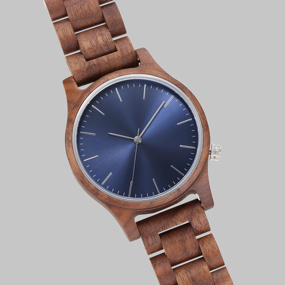 Королевский Мишка personalizado Пустой мужские часы из дерева bambu наручные с механизмом para hombres ujo pulsera reloj de