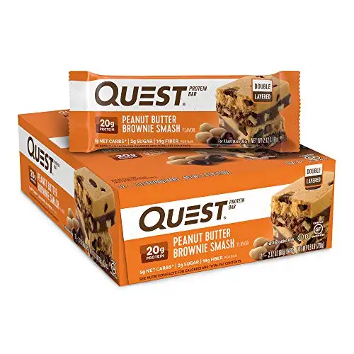 Quest Nutrition Peanut Butter Brownie Smash Protein Bar (12 Count)