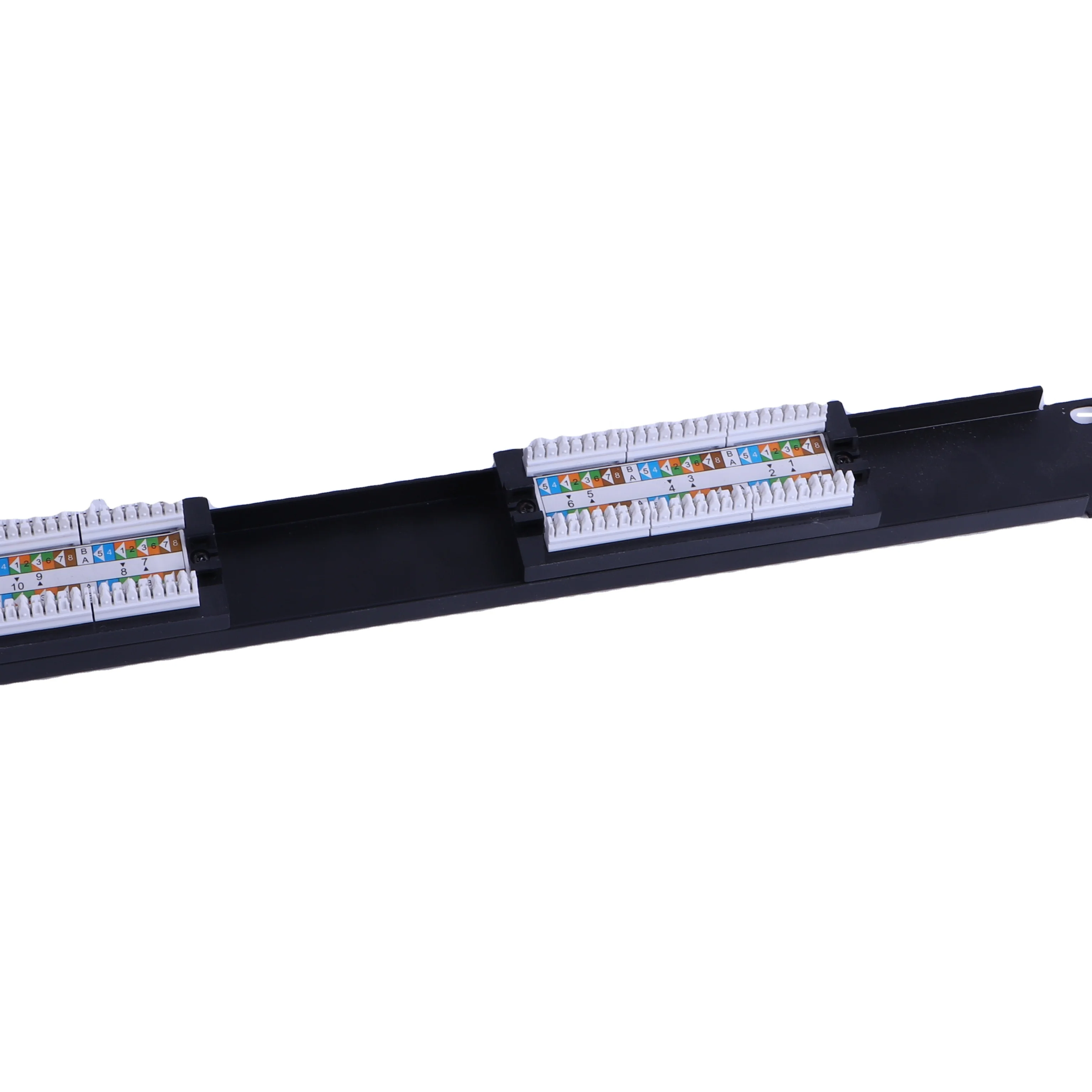 High Quality  Factory Hot Selling 19 inches  CAT6 FTP 24 Ports Patch Panel FTP blank patch panel
