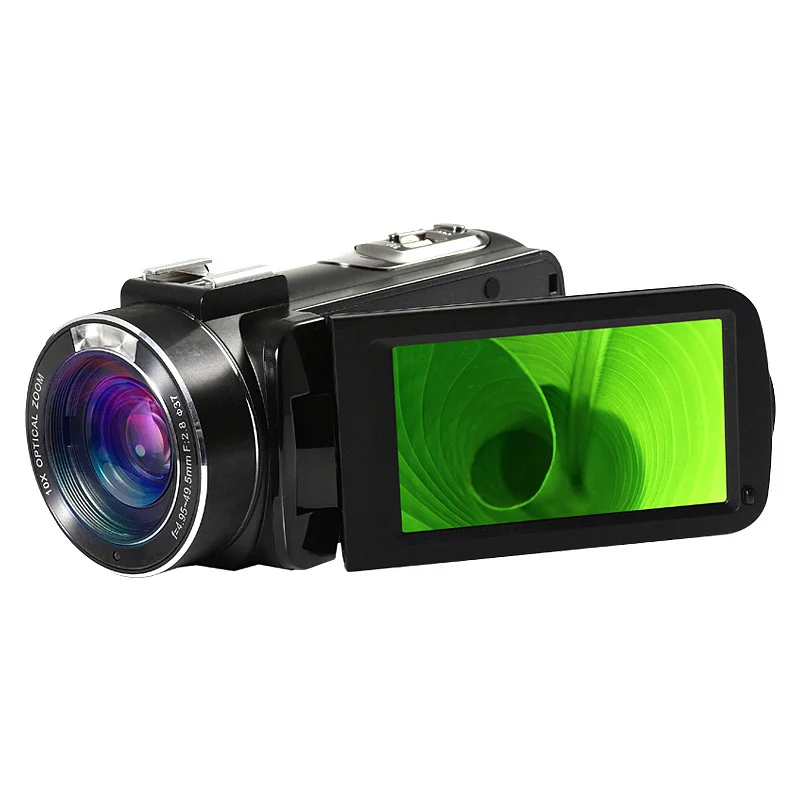 professional full hd 1080p digital video camcorder with 3.0' touch display and 10x optical zoom video camera