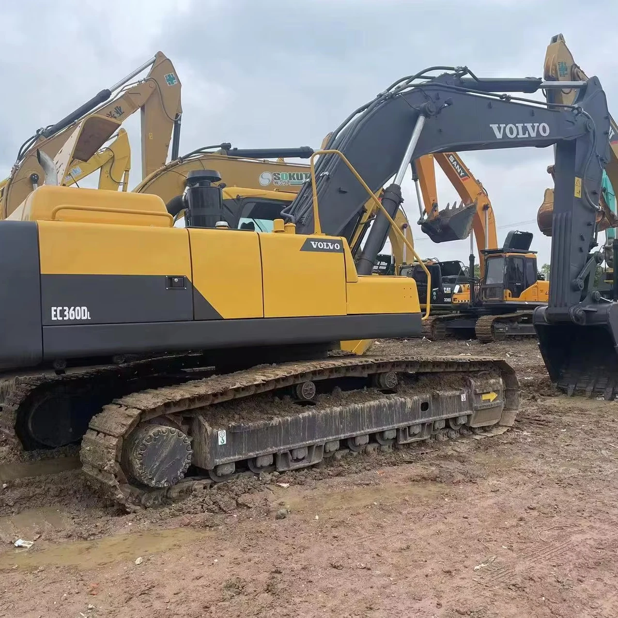 Big Machine Used 46 Ton volvo 460 Excavator Machine for Sale Ec460 Ec460blc Crawler Excavator