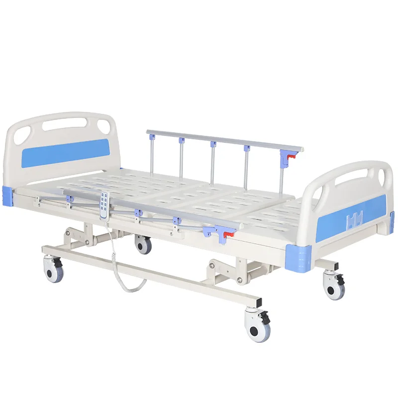 2021 hot sale for temporary isola multi functions 3 stainless folding cranks medical care hospital bed for patient