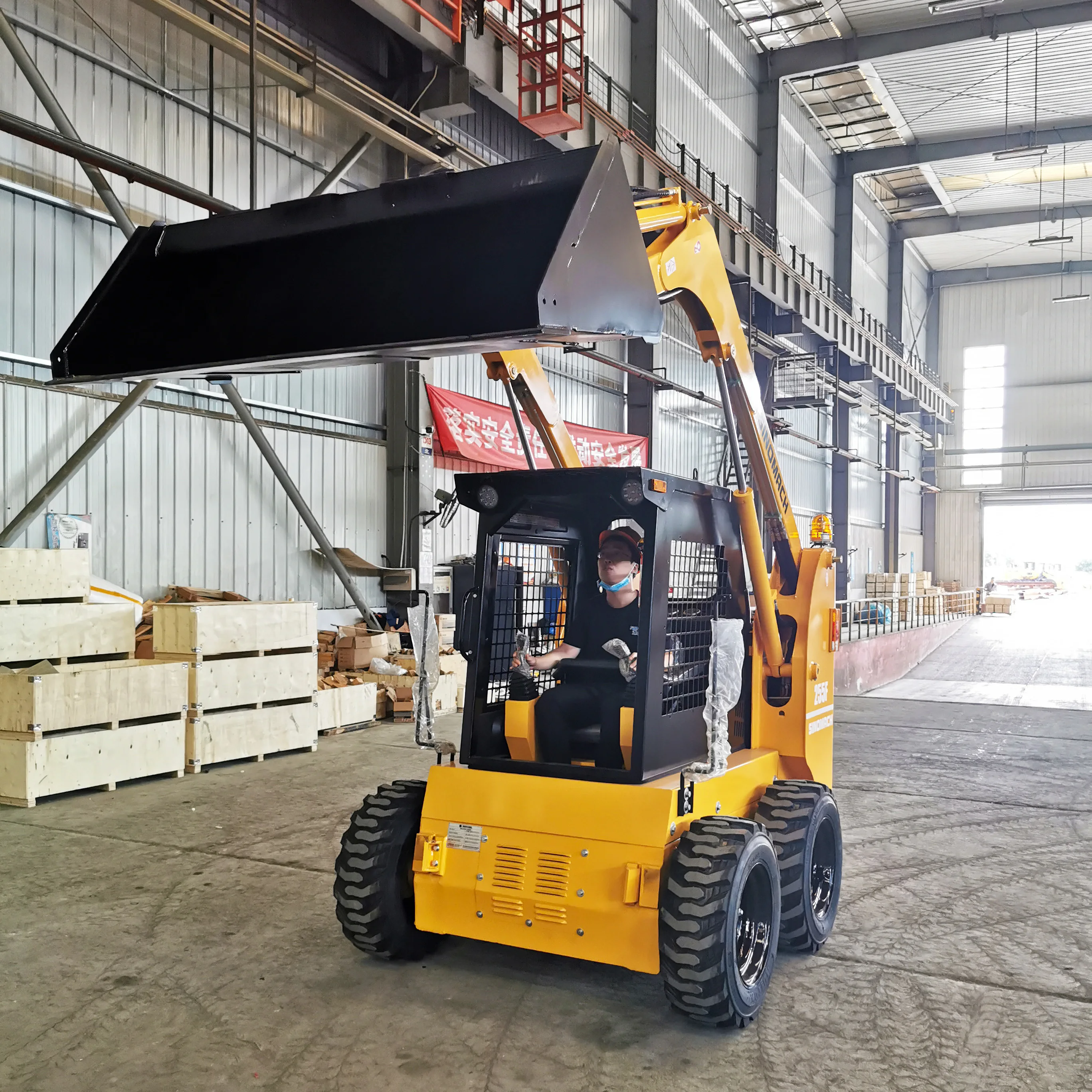 Superior Adaptability  micro skid steer loader for sale Skid steer loader bearing with 10-16.5NHS-10PR L-2B tire