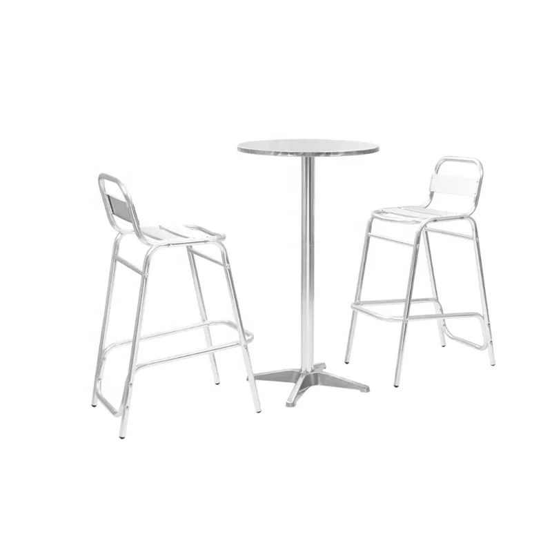 
Industrial Bar Chair Restaurant Chairs Aluminium High Bar Stool 