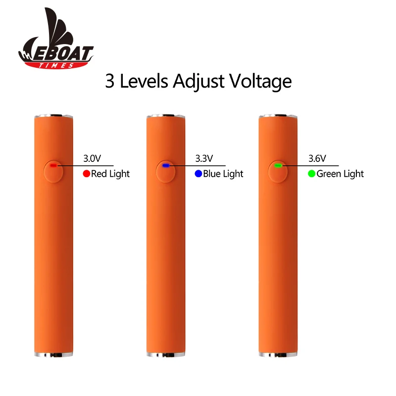 New arrival Variable voltage cbd battery 510 thread vape pen 550mah vaporizer battery