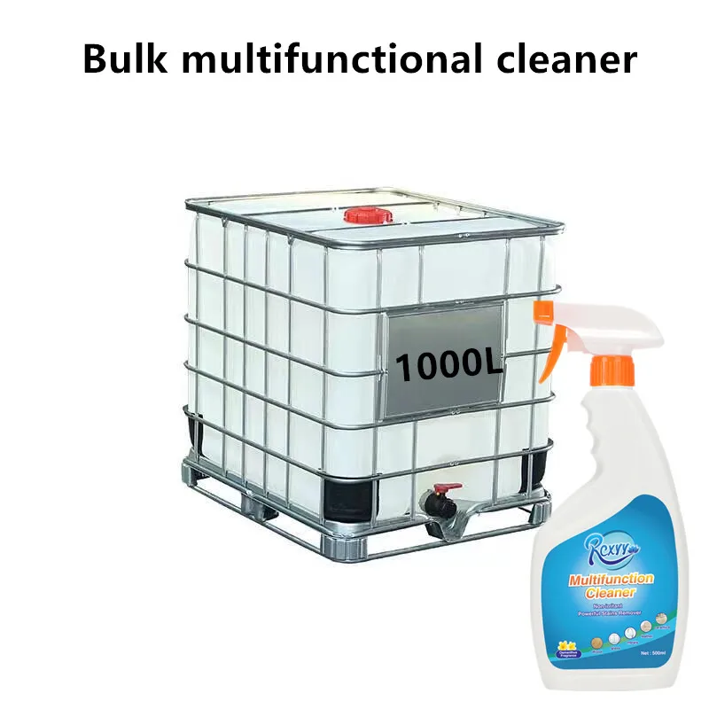 Factory direct selling 1000L bulk high quality liquid multifunctional cleaner detergent for household cleaning