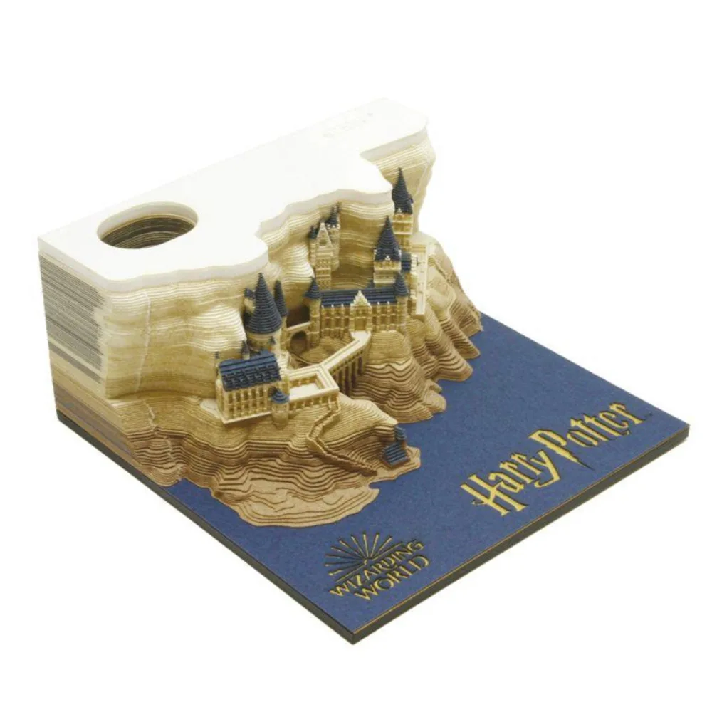 Hogwarts Notepad 3D Memo Pad Business & Promotional Gifts Paper Crafts Memo Pad Custom Harris Potter Note