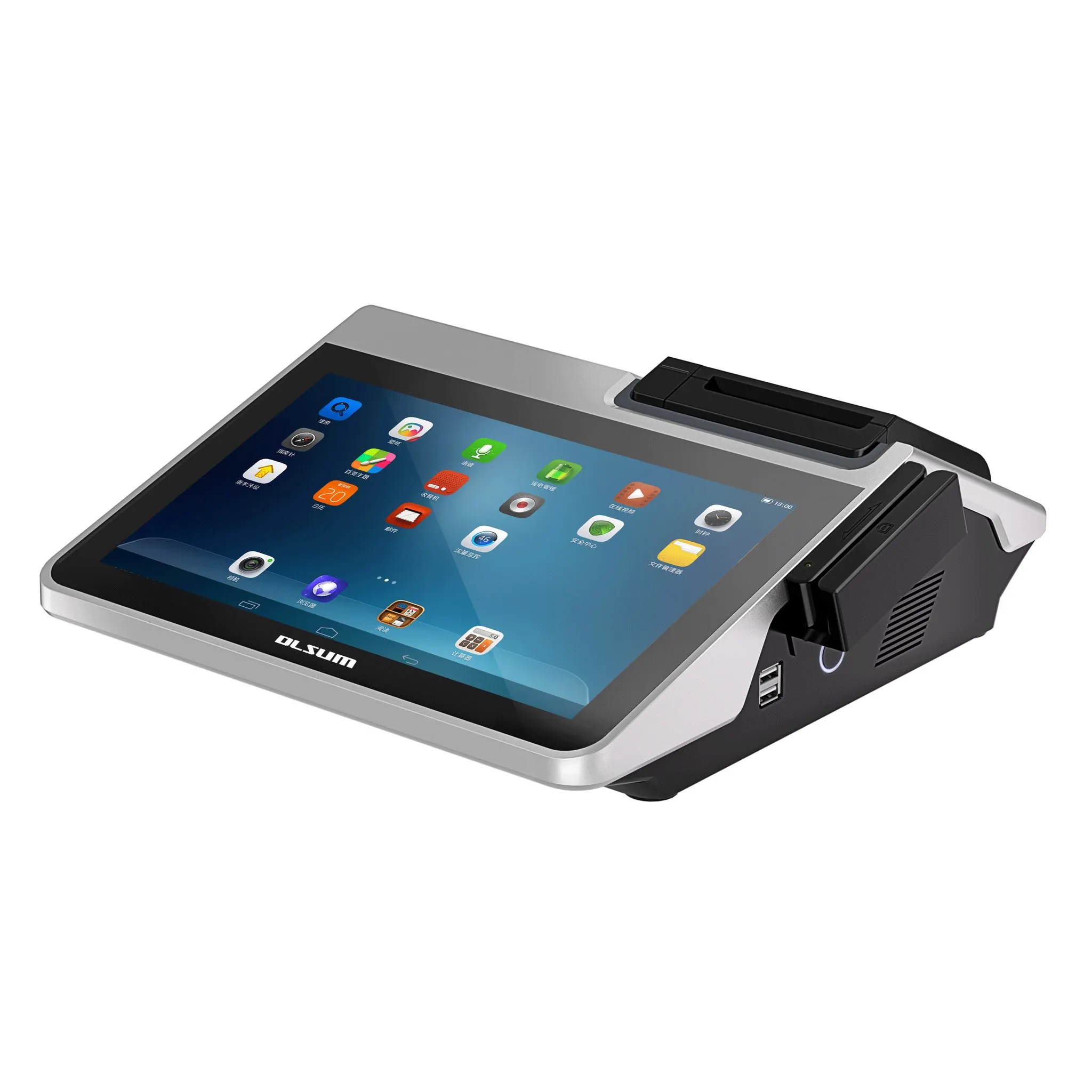 DLSUM-TD nfc terminal pos with printer Windwos&Android OS pi network payment Inter Core CPU card reader payment pos terminal