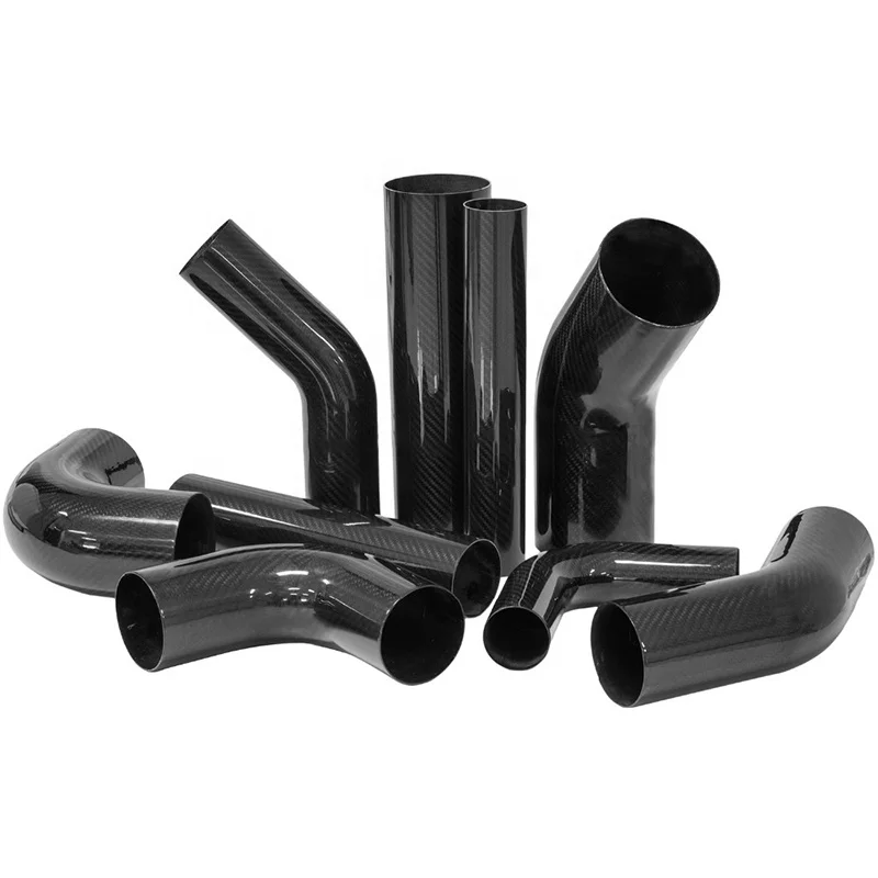High Strength Air Intake Tube 90 Degree Intake Hoses Carbon Fiber Intake Elbow Bent Tube Pipe