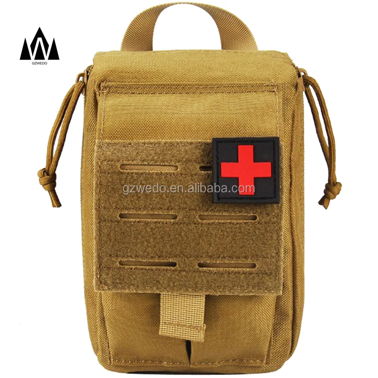 Empty Small First Aid Kit Bag Survival bag, Mini EMT Medical Emergency Kit Bag for Outdoor Hiking Traveling Hunting Car