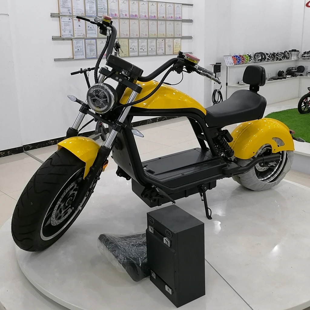 Moto Scooter Electrico 18*9.5 Inch Tire Citycoco Detachable Battery 60V 2000W Powerful Electric Bike Sport Motorcycle