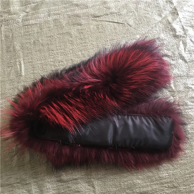 Hot Selling Large Women Jacket Raccoon Fur Collar