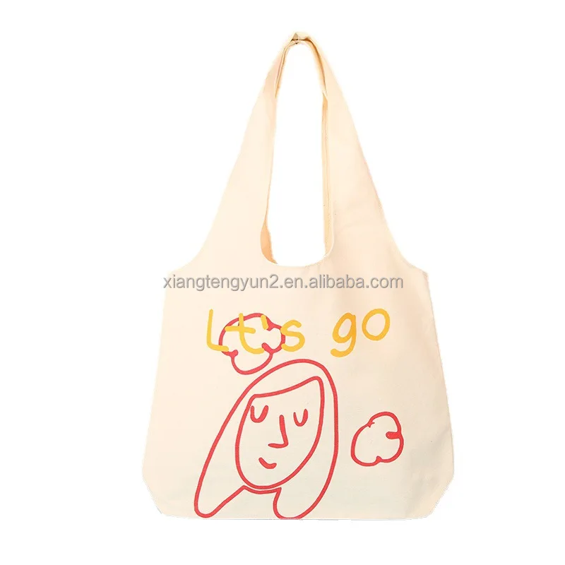 Canvas cotton shopping tote bag canvas tote cotton bag printed eco tote bag